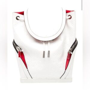 Christian Louboutin white explorafunk backpack